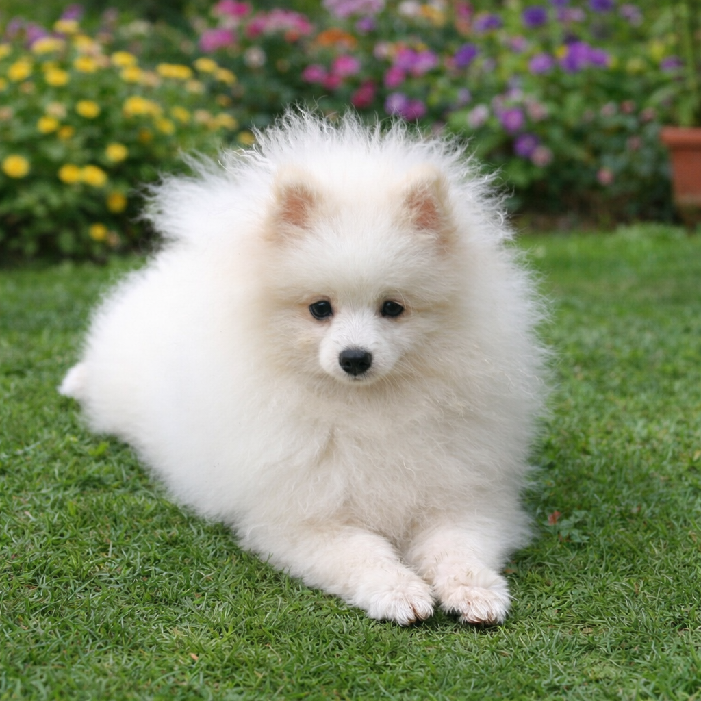 Spitz Alemão Branco